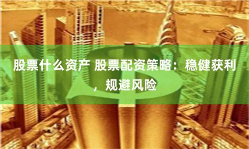 股票什么資產 股票配資策略：穩健獲利，規避風險