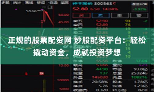 正規(guī)的股票配資網(wǎng) 炒股配資平臺(tái)：輕松撬動(dòng)資金，成就投資夢(mèng)想